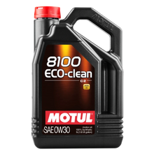 Load image into Gallery viewer, Motul 5L Synthetic Engine Oil 8100 0W30 4x5L ECO-CLEAN  ACEA C2 API SM ST.JLR 03.5007 - Motul 102889