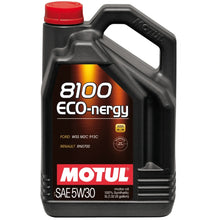Load image into Gallery viewer, Motul 5L Synthetic Engine Oil 8100 5W30 ECO-NERGY - Ford 913C - Motul 102898