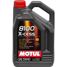 Load image into Gallery viewer, Motul 5L Synthetic Engine Oil 8100 5W-40 X-CESS Gen 2 - Case of 4 - Motul 110905
