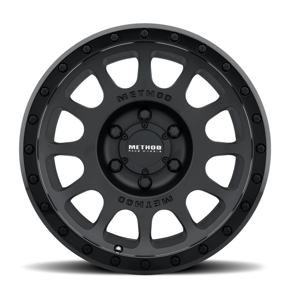 Method MR305890871018 MR305 NV Wheel – 18x9, 18 mm Offset, 8x170, Matte Black with Gloss Black Lip, Detail View 5