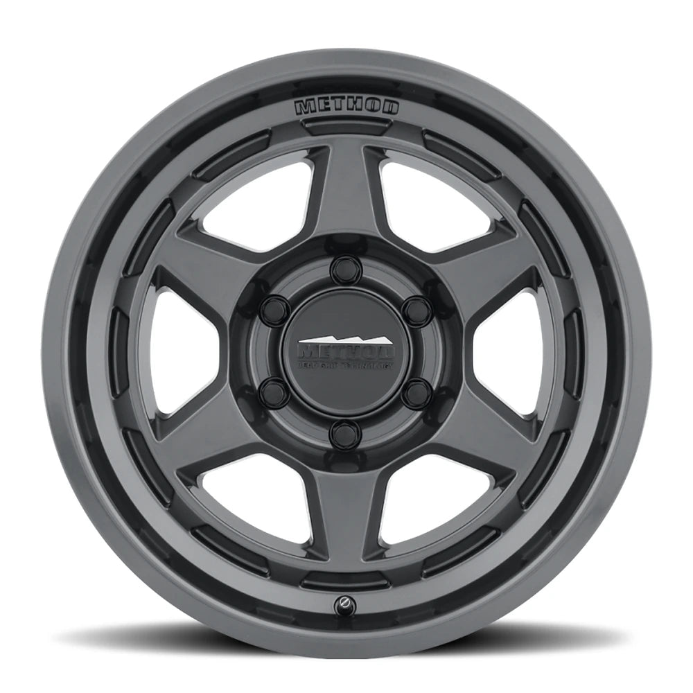 Method MR70878560800 MR708 Bead Grip Wheel – 17x8.5, 0 mm Offset, 6x5.5, Gloss Titanium, Detail View 3
