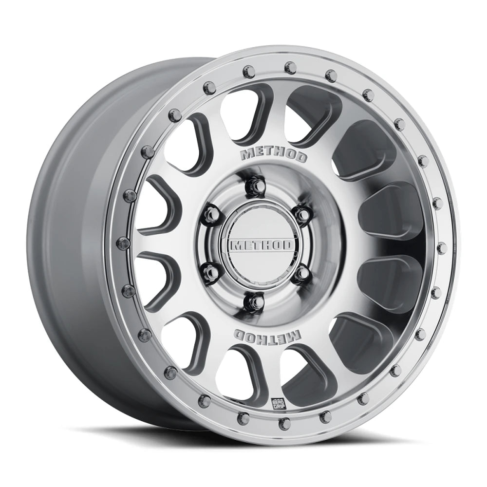 Method MR70978560300H MR709 Bead Grip Wheel – 17x 8.5, 0 mm Offset, 6x5.5, Machined, Primary Product View 1