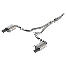 Load image into Gallery viewer, MUSTANG ECOBOOST 2024 2.3L 4 CYL AT RWD 2DR 2.50 S-TYPE S Black Chrome Catback Exhaust - Borla 140979BC