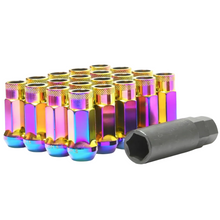Load image into Gallery viewer, Muteki SR48 black lug nuts set full view