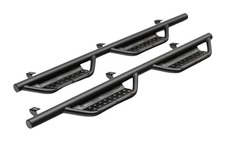 N-Fab 2022 Toyota Tundra CrewMax 5.6ft SB SRW RS Nerf Step - Wheel 2 Wheel - 2in - Tex. Black - Black Ops Auto Works