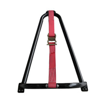 Load image into Gallery viewer, N-Fab Bed Mounted Tire Carrier Universal - Gloss Black - Red Strap - Black Ops Auto Works