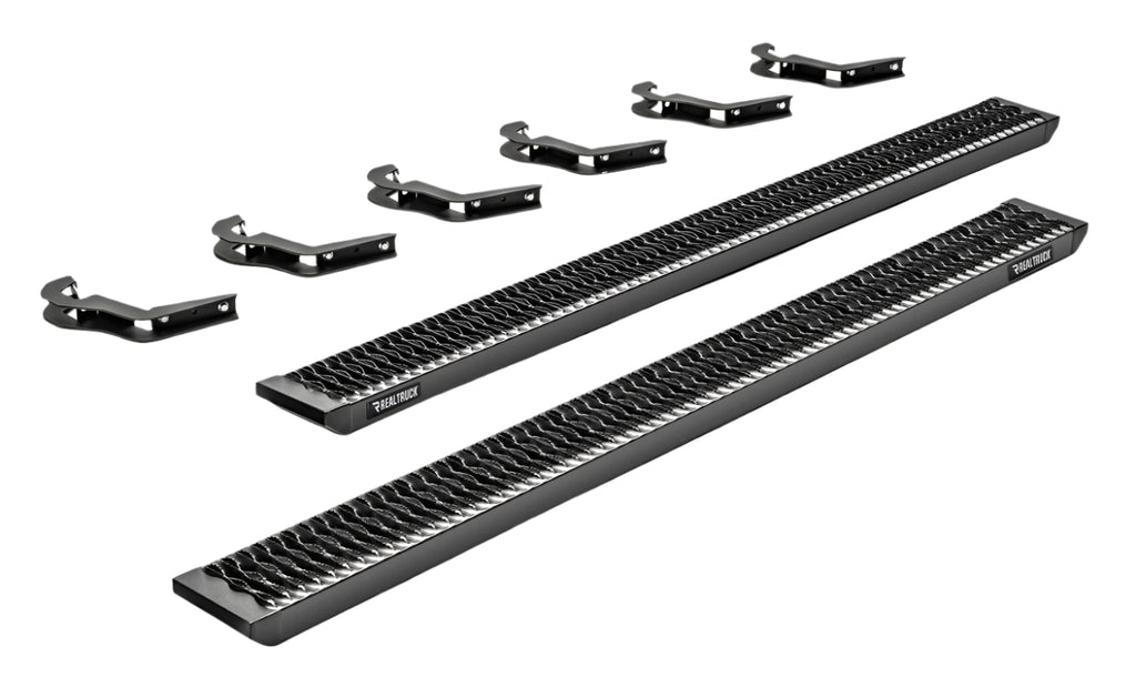 N-Fab Growler Fleet 15-19 Ford F-150 / 17-19 F-250/F-350 Crew Cab - Cab Length - Tex. Black - Black Ops Auto Works