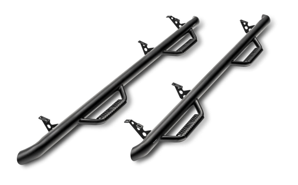 N-Fab Nerf Step 01-06 Chevy-GMC 1500/2500/3500 Crew Cab - Tex. Black - Cab Length - 3in - Black Ops Auto Works