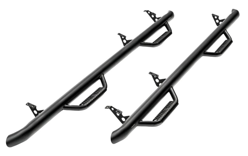 N-Fab Nerf Step 05-15 Toyota Tacoma Double Cab - Tex. Black - W2W - 2in - Black Ops Auto Works