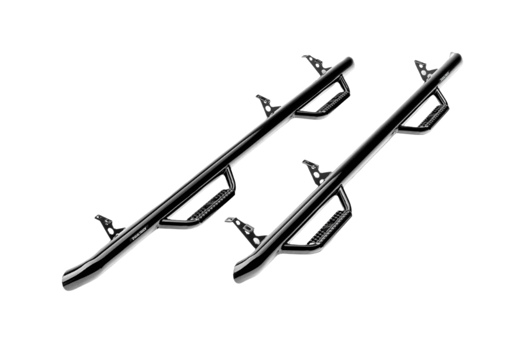 N-Fab Nerf Step 07-17 Toyota Tundra CrewMax 5.6ft Bed - Gloss Black - W2W - 3in-Side Steps-N-Fab-843206119196-