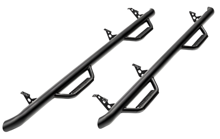 N-Fab Nerf Step 07-17 Toyota Tundra CrewMax 5.6ft Bed - Tex. Black - W2W - 3in - Black Ops Auto Works