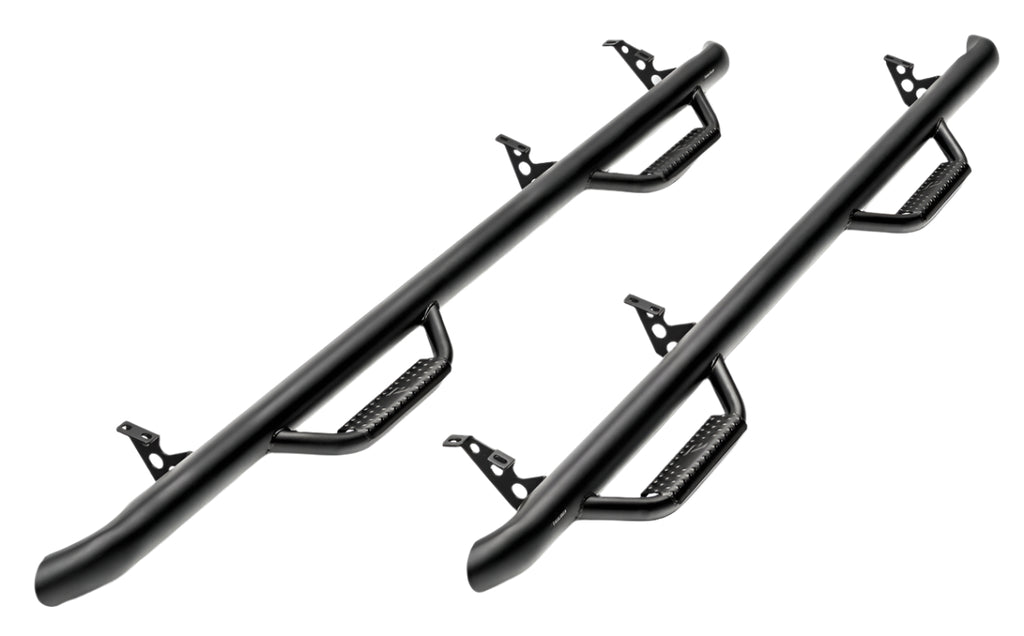 N-Fab Nerf Step 09-15.5 Dodge Ram 1500 Quad Cab - Tex. Black - Cab Length - 3in - Black Ops Auto Works