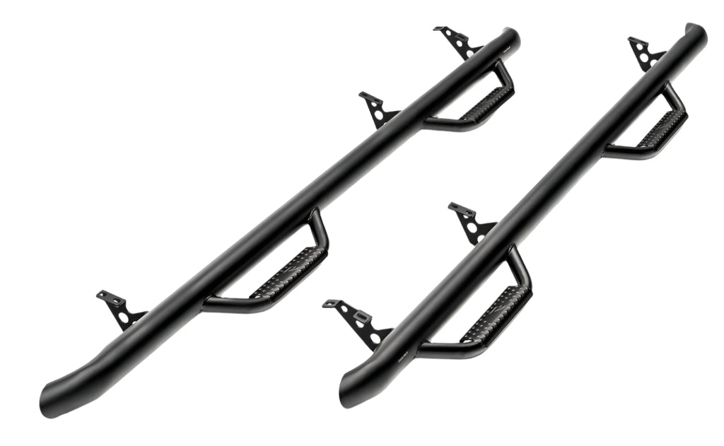 N-Fab Nerf Step 09-17 Dodge Ram 1500 Crew Cab - Tex. Black - Cab Length - 3in - Black Ops Auto Works