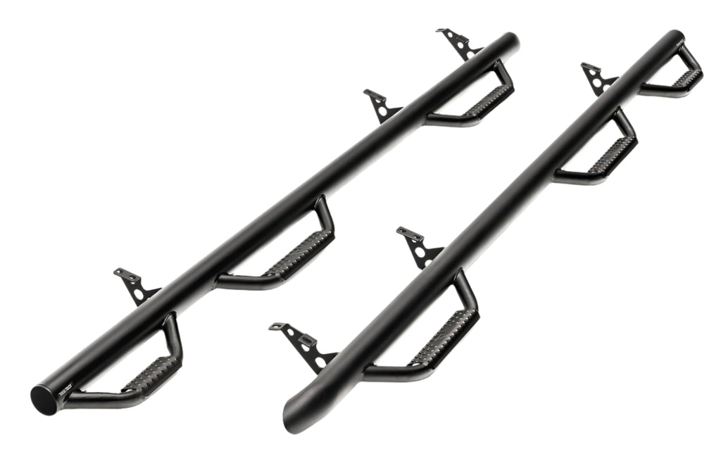 N-Fab Nerf Step 10-17 Dodge Ram 2500/3500 Mega Cab 6.4ft Bed - Tex. Black - Bed Access - 3in - Black Ops Auto Works