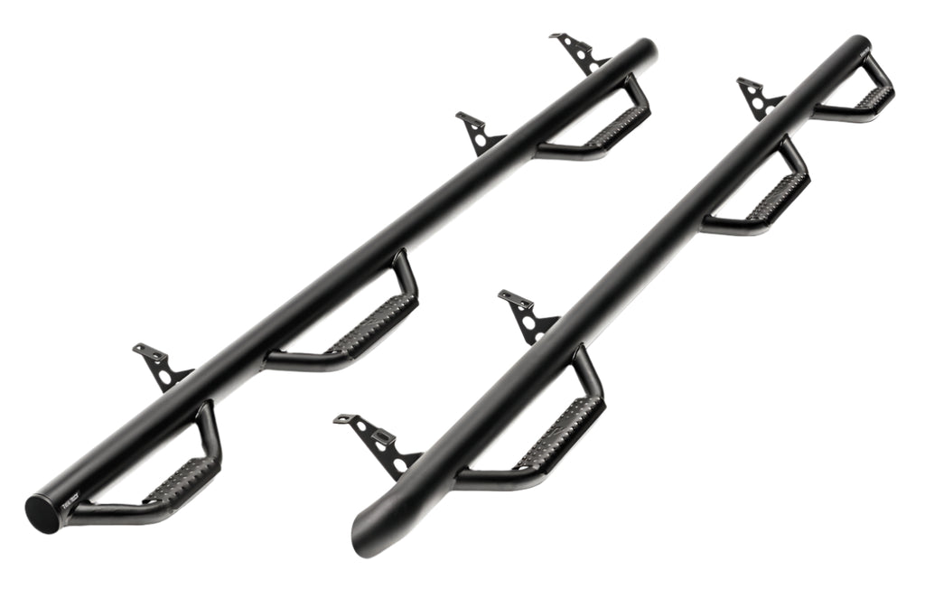 N-Fab Nerf Step 15-17 Chevy-GMC 2500/3500 Crew Cab 6.5ft Bed - Tex. Black - Bed Access - 3in - Black Ops Auto Works