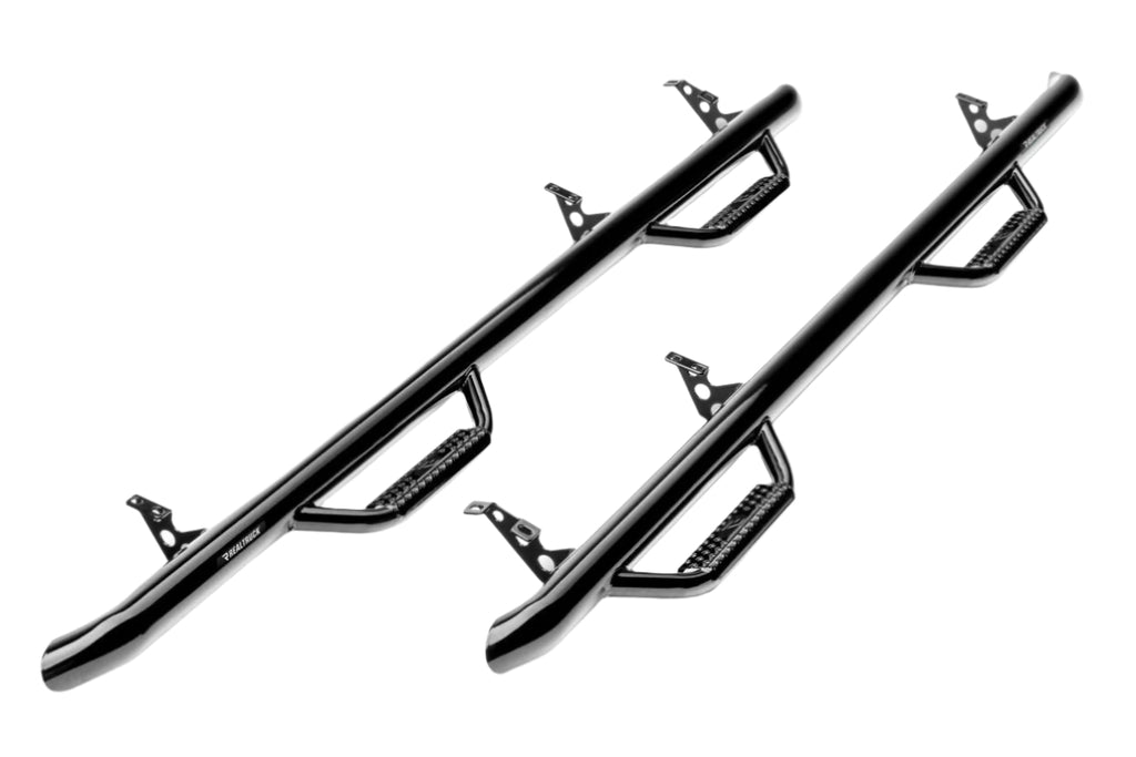 N-Fab Nerf Step 15-17 Ford F-150 SuperCrew - Gloss Black - Cab Length - 3in - Black Ops Auto Works