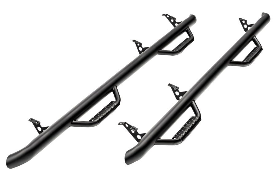 N-Fab Nerf Step 15-17 GMC - Chevy Canyon/Colorado Crew Cab 5ft Bed - Tex. Black - W2W - 3in - Black Ops Auto Works