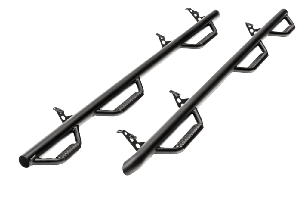 N-Fab Nerf Step 15.5-17 Dodge Ram 1500 Crew Cab 5.7ft Bed - Tex. Black - Bed Access - 3in - Black Ops Auto Works