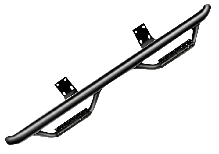 N-Fab Nerf Step 16-17 Nissan Titan/Titan XD Crew Cab - Tex. Black - Cab Length - 3in - Black Ops Auto Works