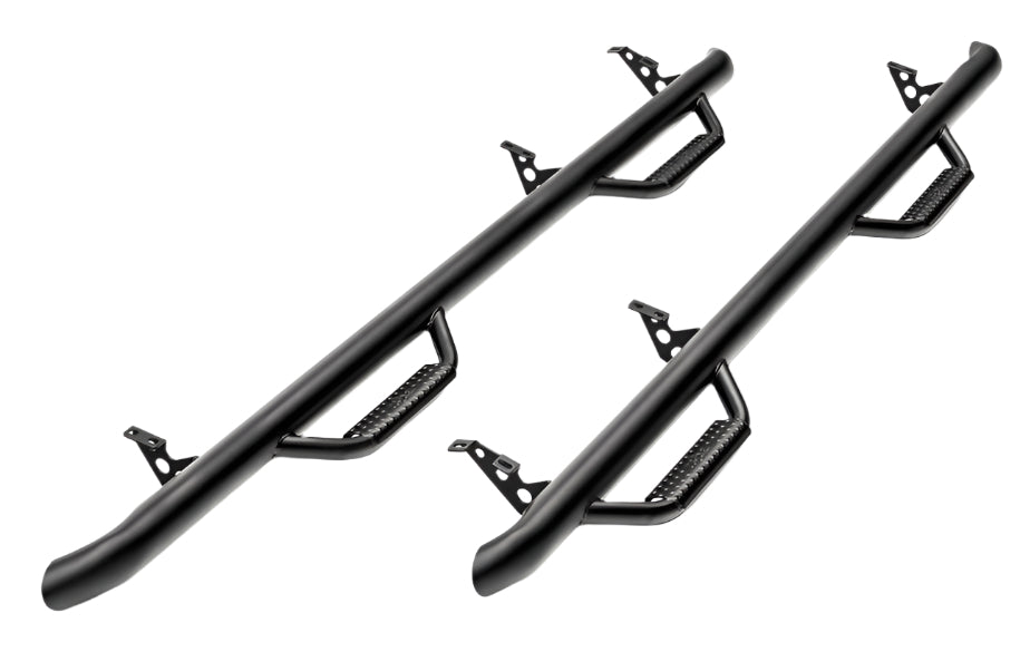 N-Fab Nerf Step 16-17 Toyota Tacoma Access Cab 6ft Bed - Tex. Black - W2W - SRW - 2in - Black Ops Auto Works