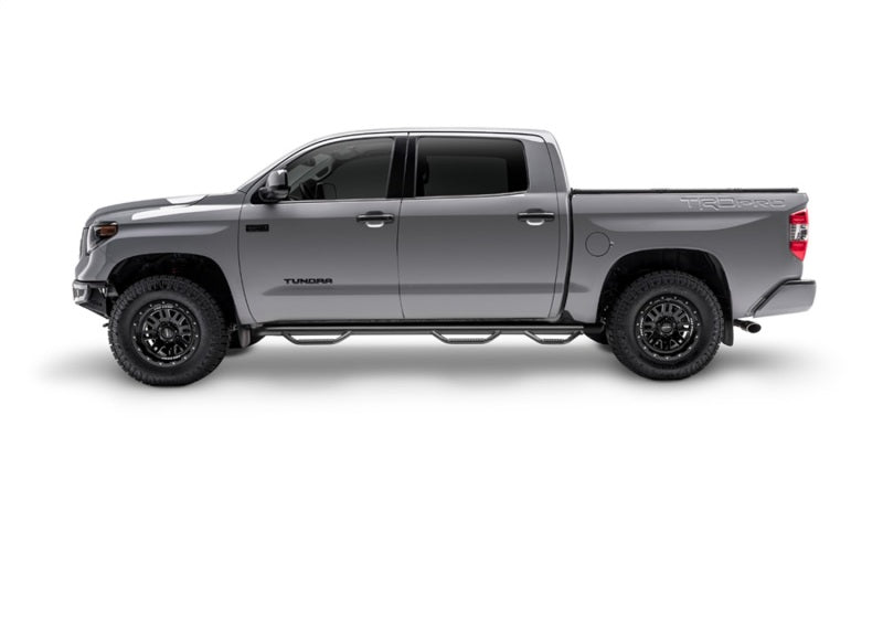 N-Fab Nerf Step 16-17 Toyota Tacoma Double Cab 6ft Bed - Tex. Black - Bed Access - 2in - Black Ops Auto Works