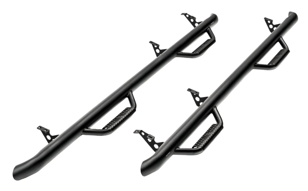 N-Fab Nerf Step 2017 Ford F-250/350 Super Duty Crew Cab - Tex. Black - Cab Length - 3in - Black Ops Auto Works