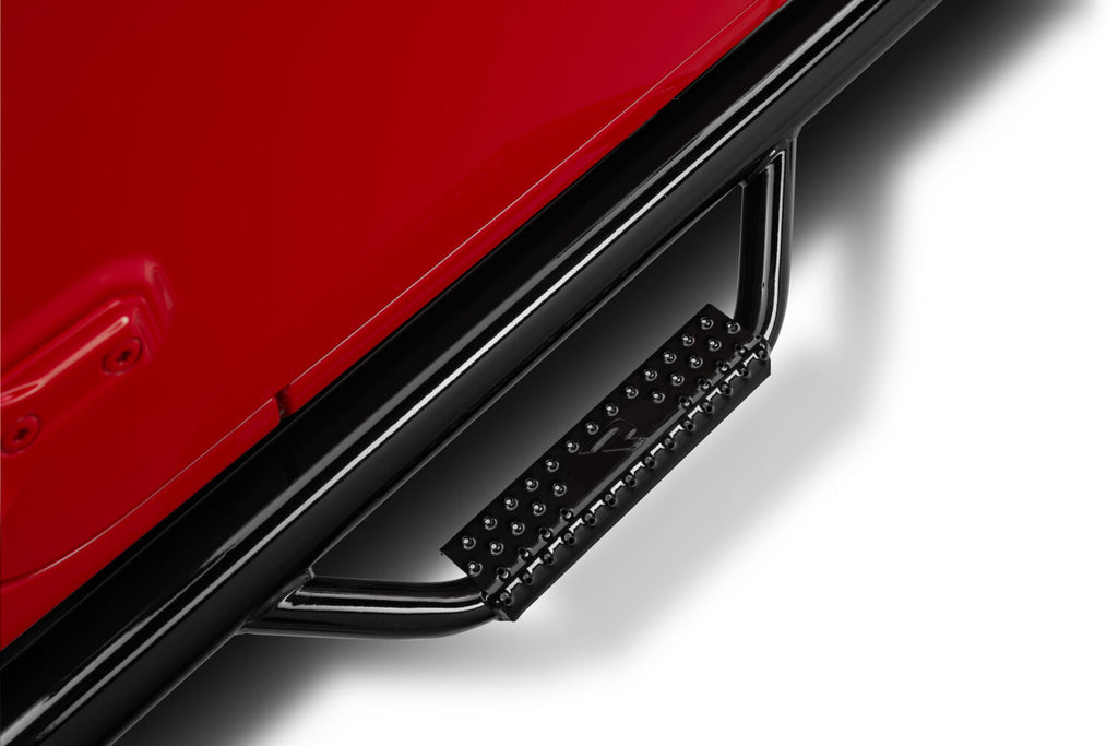N-Fab Nerf Step 2018 Jeep Wrangler JL SUV 4 Door- Gloss Black - W2W - 3in - Black Ops Auto Works