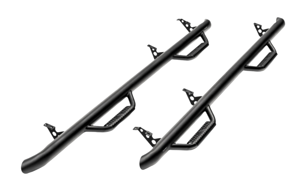 N-Fab Nerf Step 2019 Chevy/GMC 1500 Crew Cab - Cab Length - Tex. Black - 3in - Black Ops Auto Works