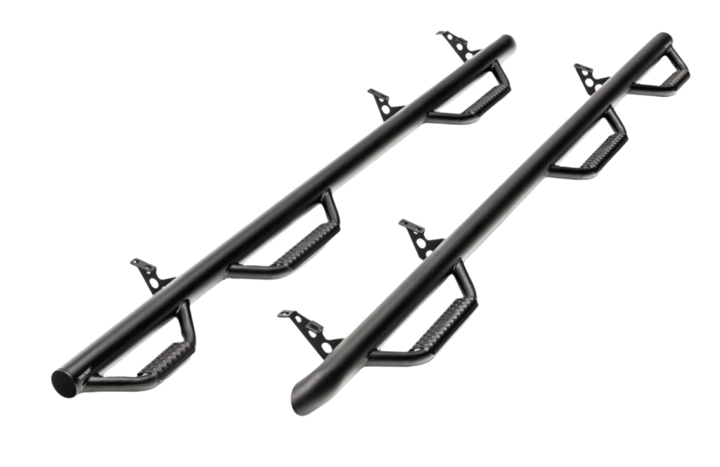 N-Fab Nerf Step 2019 Dodge RAM 2500/3500 Crew Cab 6.4ft Standard Bed Gas/Diesel - Tex. Black - 3in - Black Ops Auto Works