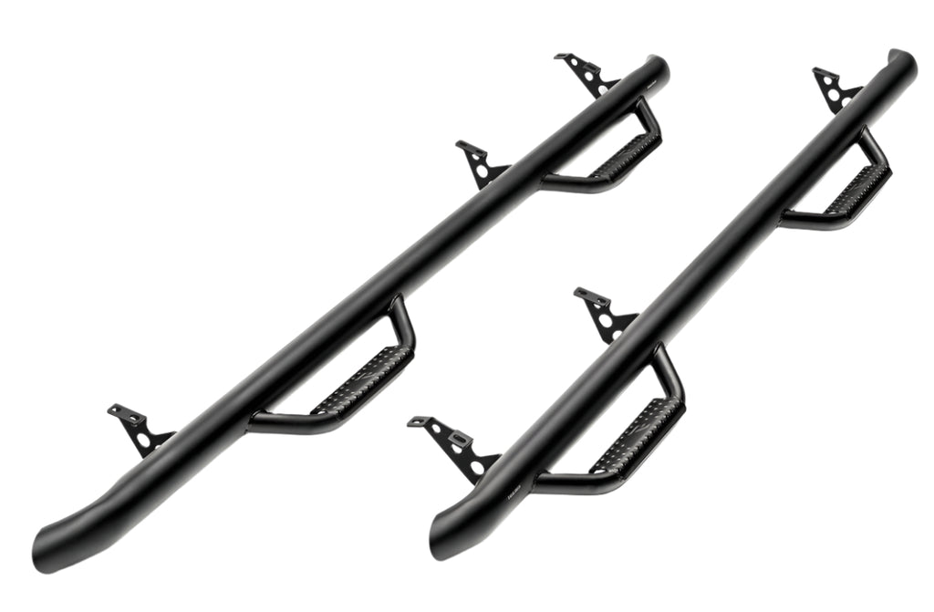 N-Fab Nerf Step 2019 Ford Ranger Crew Cab - Tex. Black - Cab Length - 3in - Black Ops Auto Works