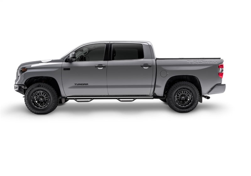 N-Fab Nerf Step 14-17 Chevy-GMC 1500 Crew Cab 5.7ft Bed - Tex. Black - W2W - 3in - N-Fab NFBC1489CC-TX
