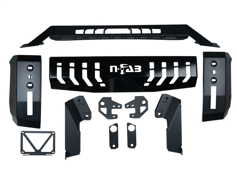 N-Fab HVM Bull Bar 19-23 Dodge Ram 1500 - Tex. Black - N-Fab NFBD19BB01-TX