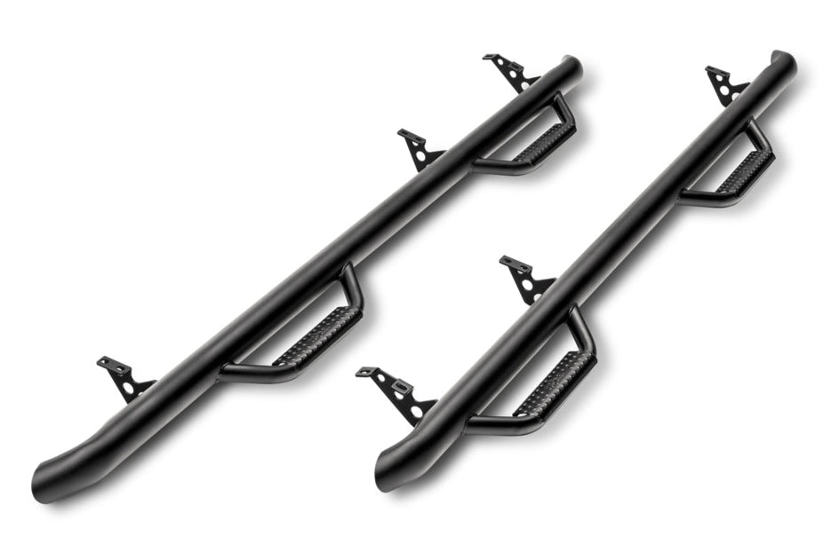 N-Fab Nerf Step 95-14 Ford E-350 Van 3-Step Van 3 Door - Tex. Black - W2W - 3in - N-Fab NFBF9584V-TX