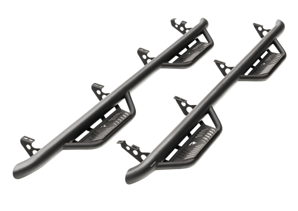 N-Fab Podium LG 19-20 Dodge RAM 1500 Crew Cab - Cab Length - Tex. Black - 3in - N-Fab NFBHPD1980CC-TX
