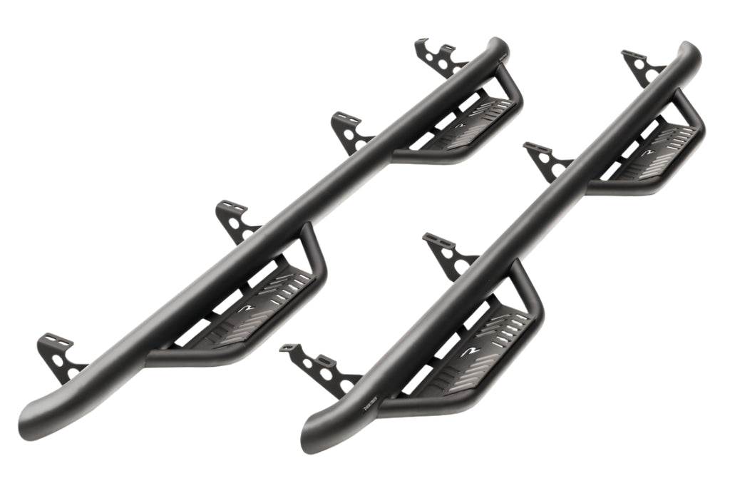 N-Fab Podium LG 07-17 Jeep Wrangler JK 4 Door All - Tex. Black - 3in - Black Ops Auto Works