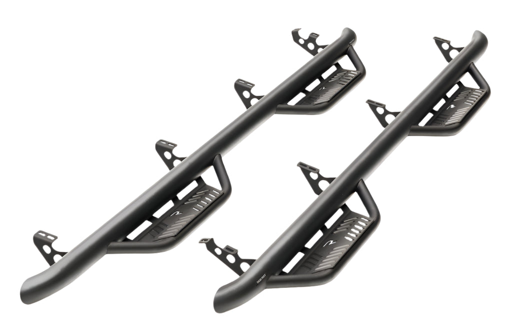 N-Fab Podium LG 09-14 Ford F-150/Raptor/Lobo SuperCrew - Tex. Black - 3in - Black Ops Auto Works