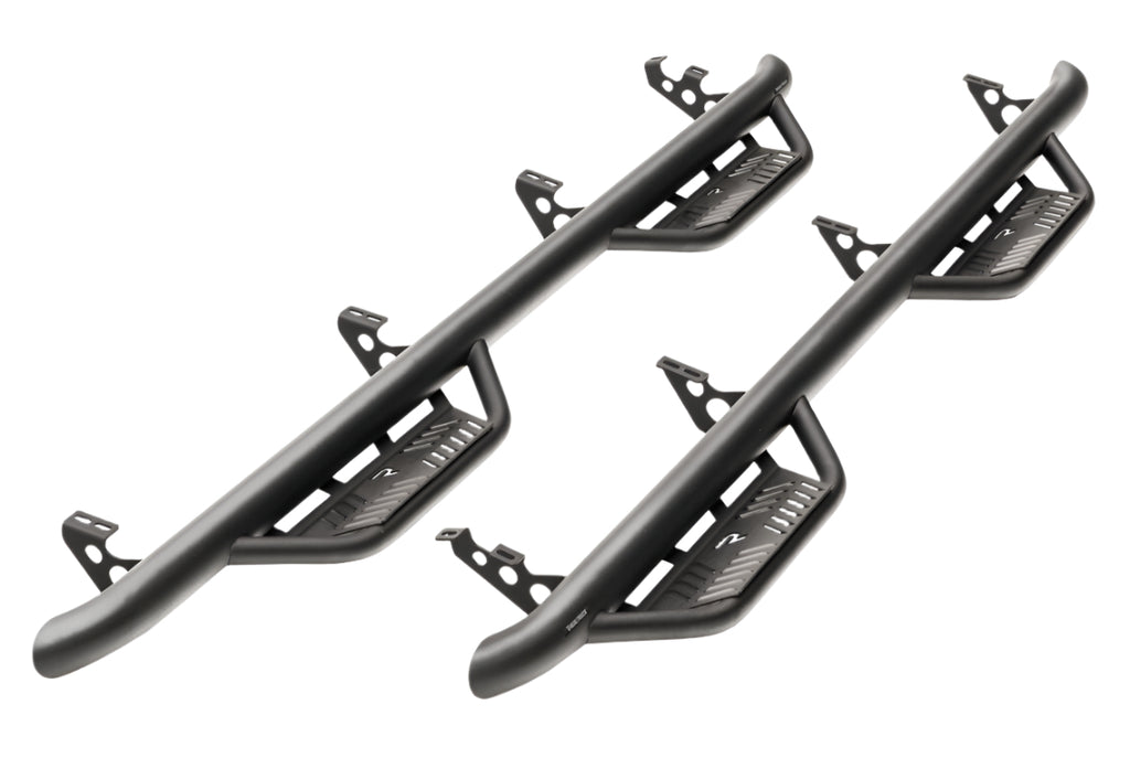 N-Fab Podium LG 10-18 Dodge Ram 2500/3500 Crew Cab 6.5ft Bed - Tex Black - Bed Access - 3in - Black Ops Auto Works