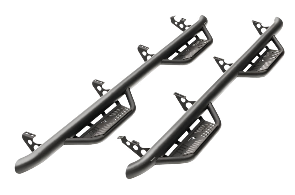 N-Fab Podium LG 14-17 Chevy-GMC 1500 Crew Cab - Tex. Black - 3in - Black Ops Auto Works