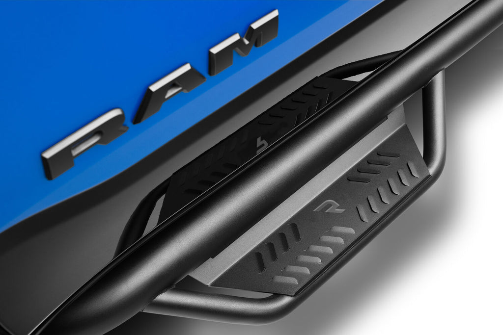 N-Fab Podium LG 19-21 Ram 1500 (New Body Style) SRW Quad Cab Length - Tex. Black - Black Ops Auto Works