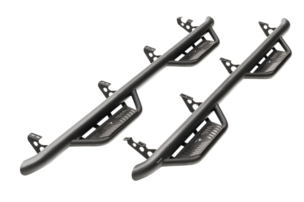 N-Fab Podium LG 2018 Jeep Wrangler JL 4DR SUV - Full Length - Tex. Black - 3in - Black Ops Auto Works