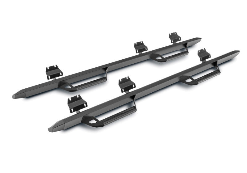N-Fab Predator Pro 19-20 Chevy/GMC 1500 Crew Cab - Cab Length - Tex. Black - Black Ops Auto Works