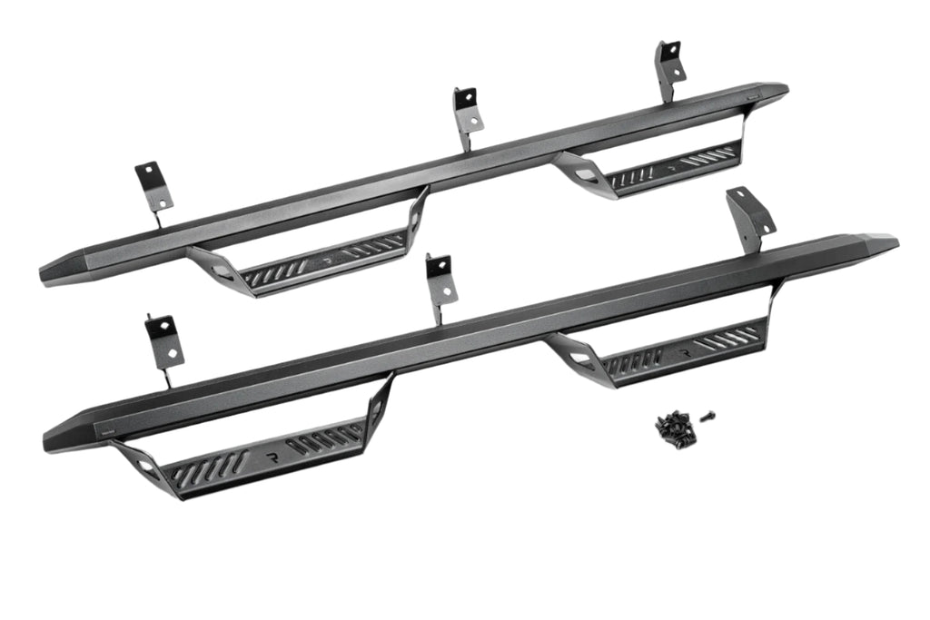 N-Fab Predator Pro 19-20 Chevy/GMC 1500 Crew Cab - Cab Length - Tex. Black - Black Ops Auto Works