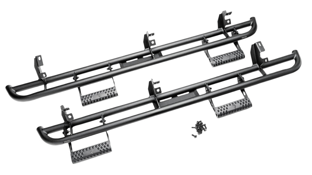 N-Fab RKR Step System 15-17 GMC - Chevy Canyon/Colorado Crew Cab - Tex. Black - 1.75in - Black Ops Auto Works