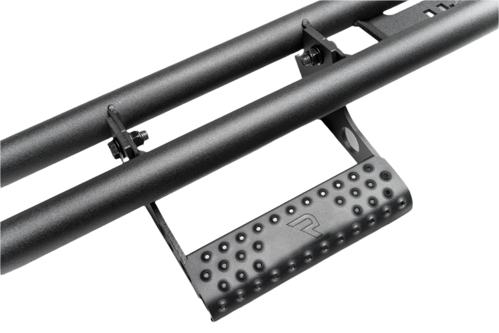 N-Fab RKR Step System 16-17 Toyota Tacoma Access Cab - Tex. Black - 1.75in - Black Ops Auto Works