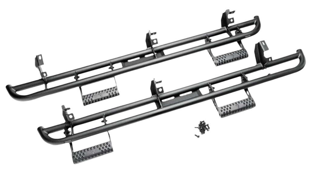 N-Fab RKR Step System 2019 Jeep Wrangler JT 4 Door Truck Full Length - Tex. Black - 1.75in - Black Ops Auto Works