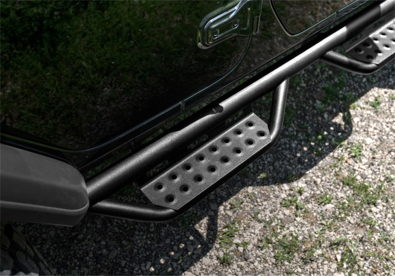 N-Fab RS Nerf Step 18-19 Jeep Wrangler JL 4DR - Full Length - Tex. Black - Black Ops Auto Works