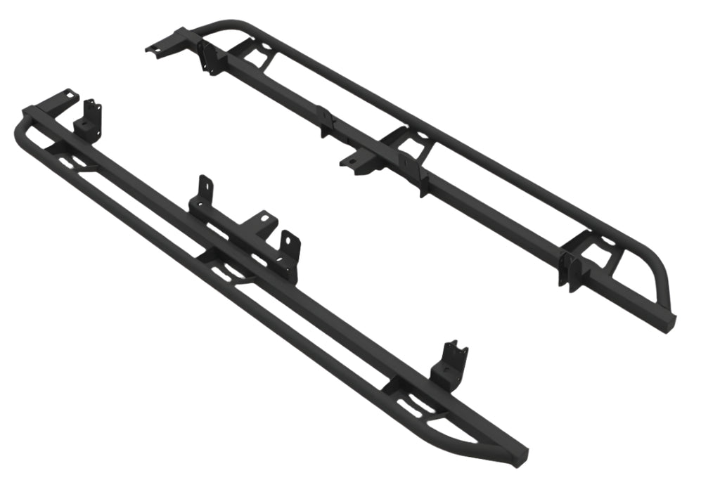 N-Fab Trail Slider Steps 15-20 Chevy/GMC Colorado/Canyon Crew Cab All Beds - SRW - Textured Black - Black Ops Auto Works