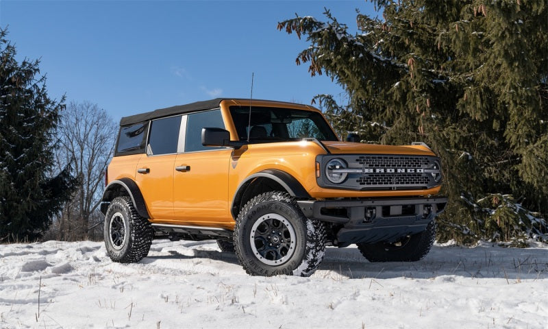 N-Fab Trail Slider Steps 2021 Ford Bronco 4 Door - Textured Black - Black Ops Auto Works