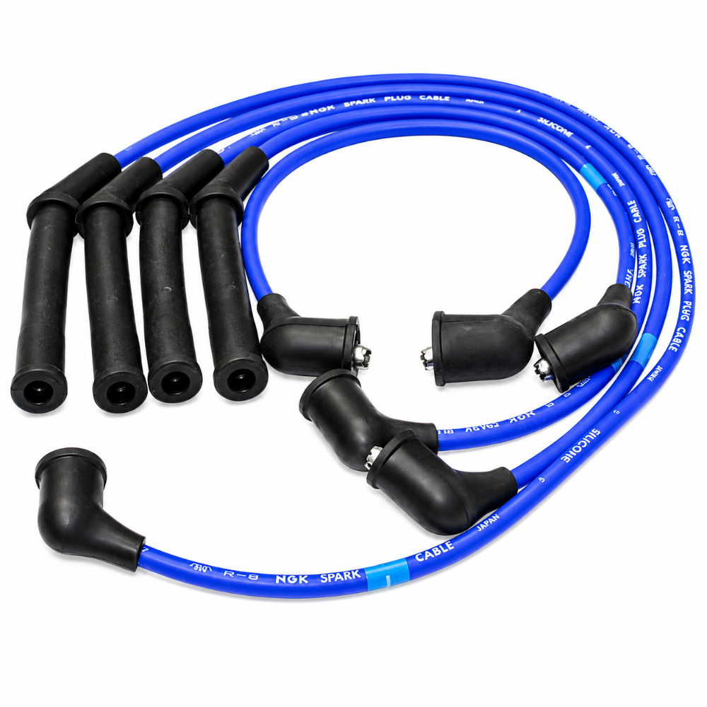 NGK 9181 RC-NX89 Silicone Spark Plug Wire Set 1989-1990 Nissan Pulsar NX Sentra 1.6L - NGK 9181