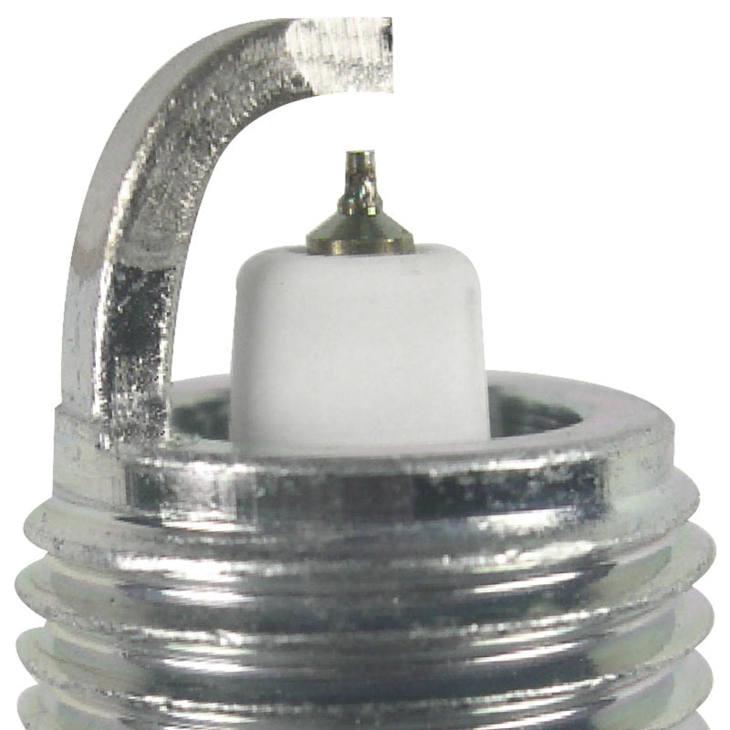 Fine-wire iridium center electrode close up
